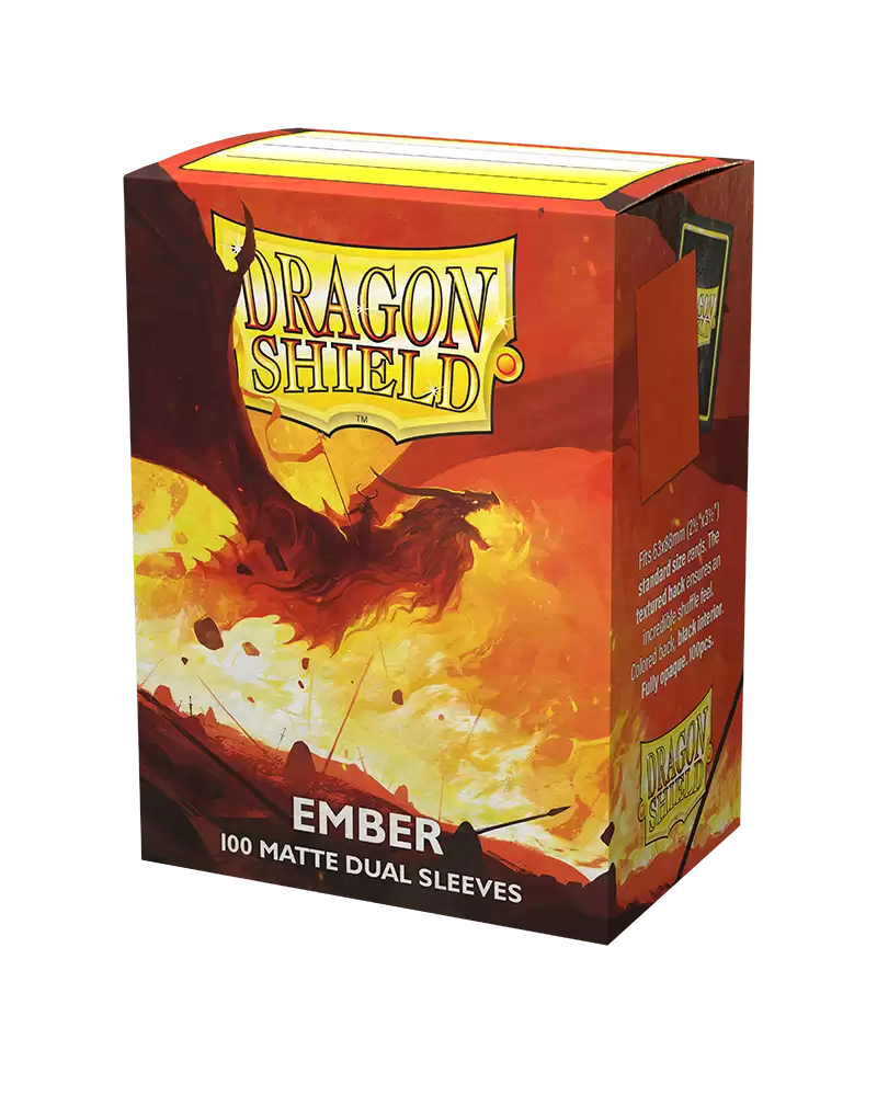 Dragon Shield - 100 Matte Dual - Ember