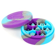 Silicone Dice Vault - Purple/Gray/Blue