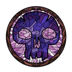 Magic: the Gathering - Stained Glass Swamp Pin