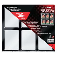 Ultra PRO - Black Border ONE-Touch 6 Card Display Case