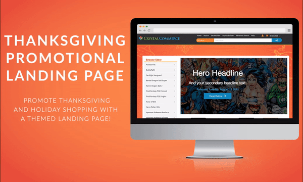 Thanksgiving Promotional Landing Page Thanksgiving Promotional Landing Page