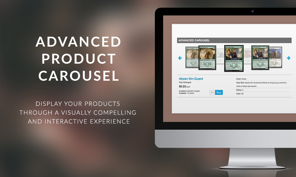 Advanced Product Carousel Display Advanced Product Carousel Display