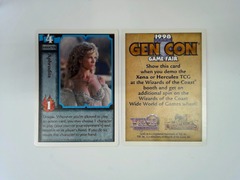 Xena & Hercules TCG 1998 Gen Con Promo Card: Aphrodite (Alexandra Tydings) 1st Edition