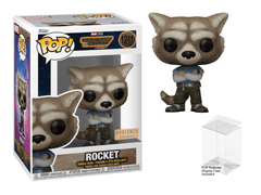 Funko Pop! Marvel: Guardians of the Galaxy Vol. 3 - Rocket Raccoon w/Arms Crossed #1211 BoxLunch Exclusive w/Pop Protector