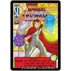 Sentinels of the Multiverse: Prime Warden ARGENT ADEPT Promo card (2015)