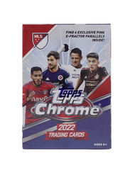 2022 Topps Chrome MLS Soccer Trading Cards Blaster Box (6 Packs)