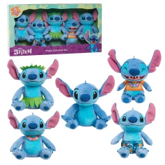 Disney Stitch Plush Collector Set of 5 New with Box