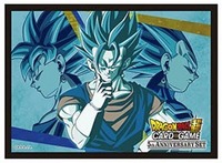Dragon Ball Super CCG: 5th Anniversary Box 2022 Card Sleeves - Vegito (66-Pack)
