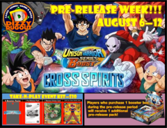 @Home Prerelease: Dragon Ball Unison Warrior - Cross Spirits - Pre-release Kit (Single Player)