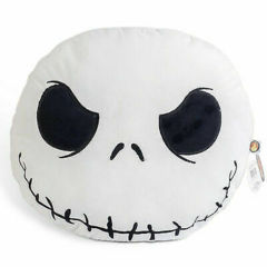 The Nightmare Before Christmas Jack Head Large Plush Throw Pillow (19 In Oval) Vintage Sealed in Bag w Tags