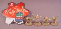 Heroscape Loose Figures: Marro Warriors 4 Figure Set w/Card