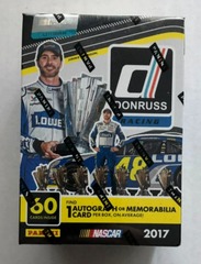 2017 Panini Donruss Nascar Racing Trading Cards Blaster Box (6 Packs 1 Auto/Memorabilia)