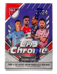 2024 Topps Chrome MLS Soccer Trading Cards Blaster Box (7 Packs)