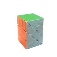 Rubik's Fisher Cube 2x3 Stickerless Speedcube Cross Brick