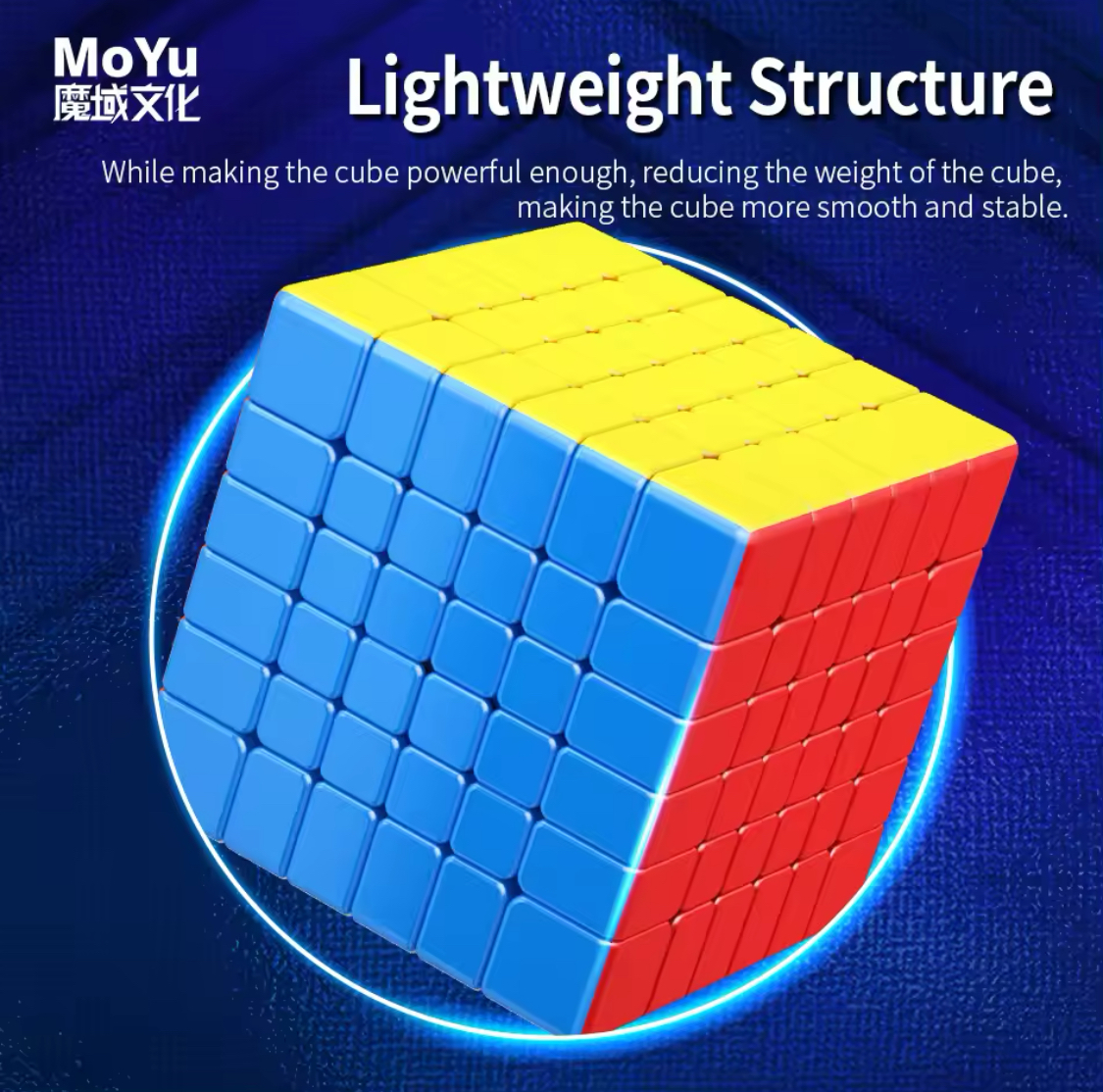 Rubiks Mei Long MoYu 6v2 WCA 6x6x6 Speedcube Stickerless