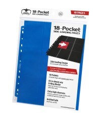 Ultimate Guard - 18-Pocket Side-Loading Pages - Blue (10 Pages)