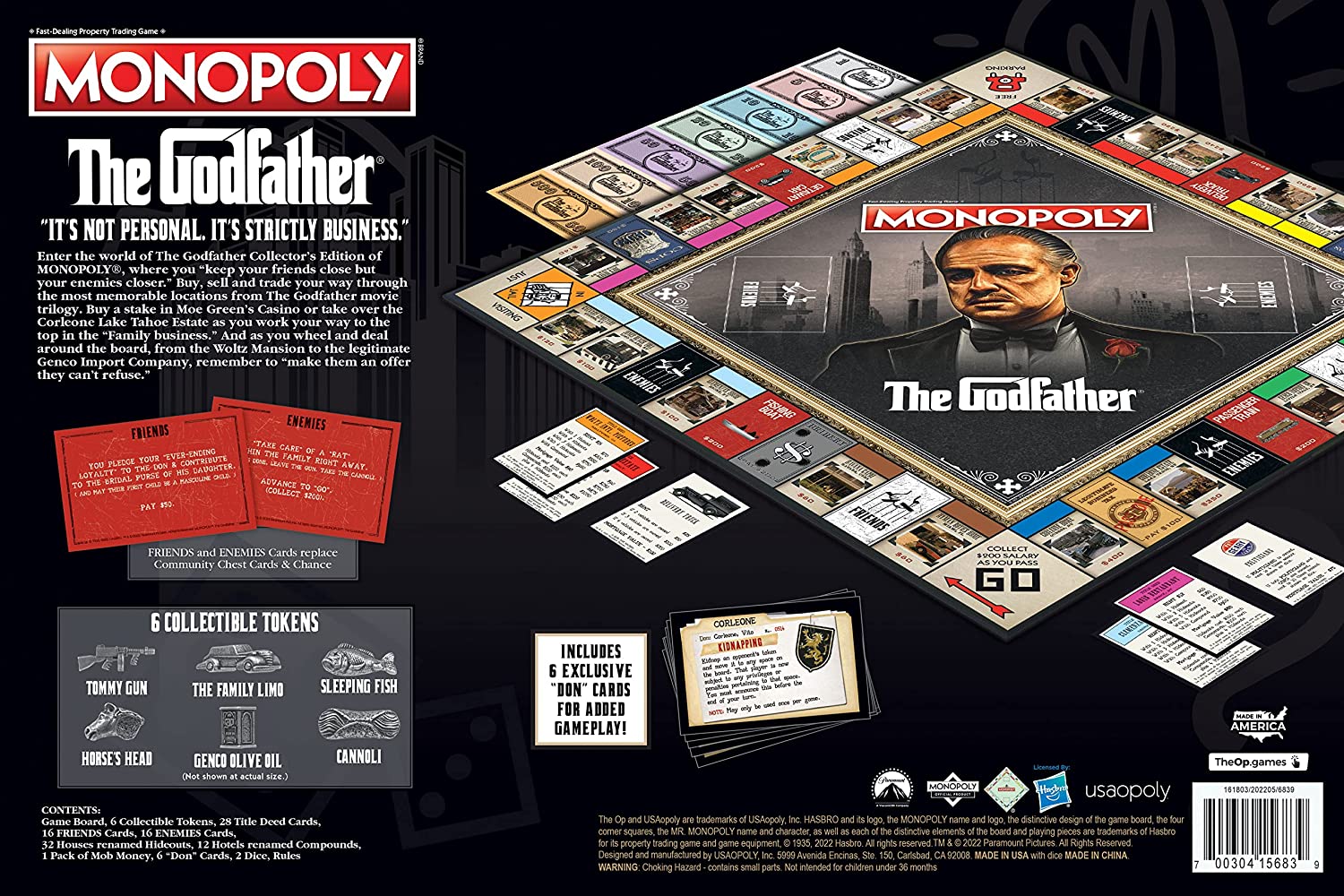 Monopoly: The Godfather - 50th Anniversary Board Game