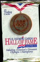 US Olympic Cards Hall of Fame Series Unopened Pack (15 cards per pack) (1991))