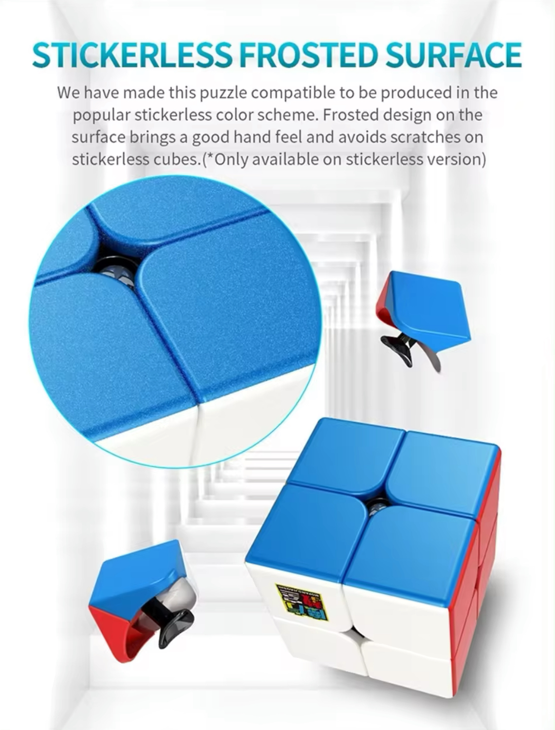 Rubiks Mei Long MoYu 2 WCA 2x2x2 Speedcube Stickerless