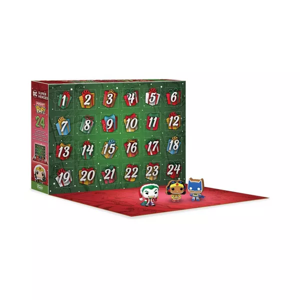 DC Super Heroes Funko Advent Calendar 24 Pocket Pop! Figure Blind Door Countdown