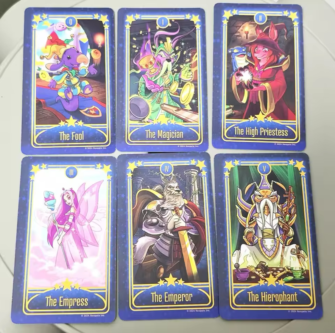 Neopets Tarot Deck Faerie Edition