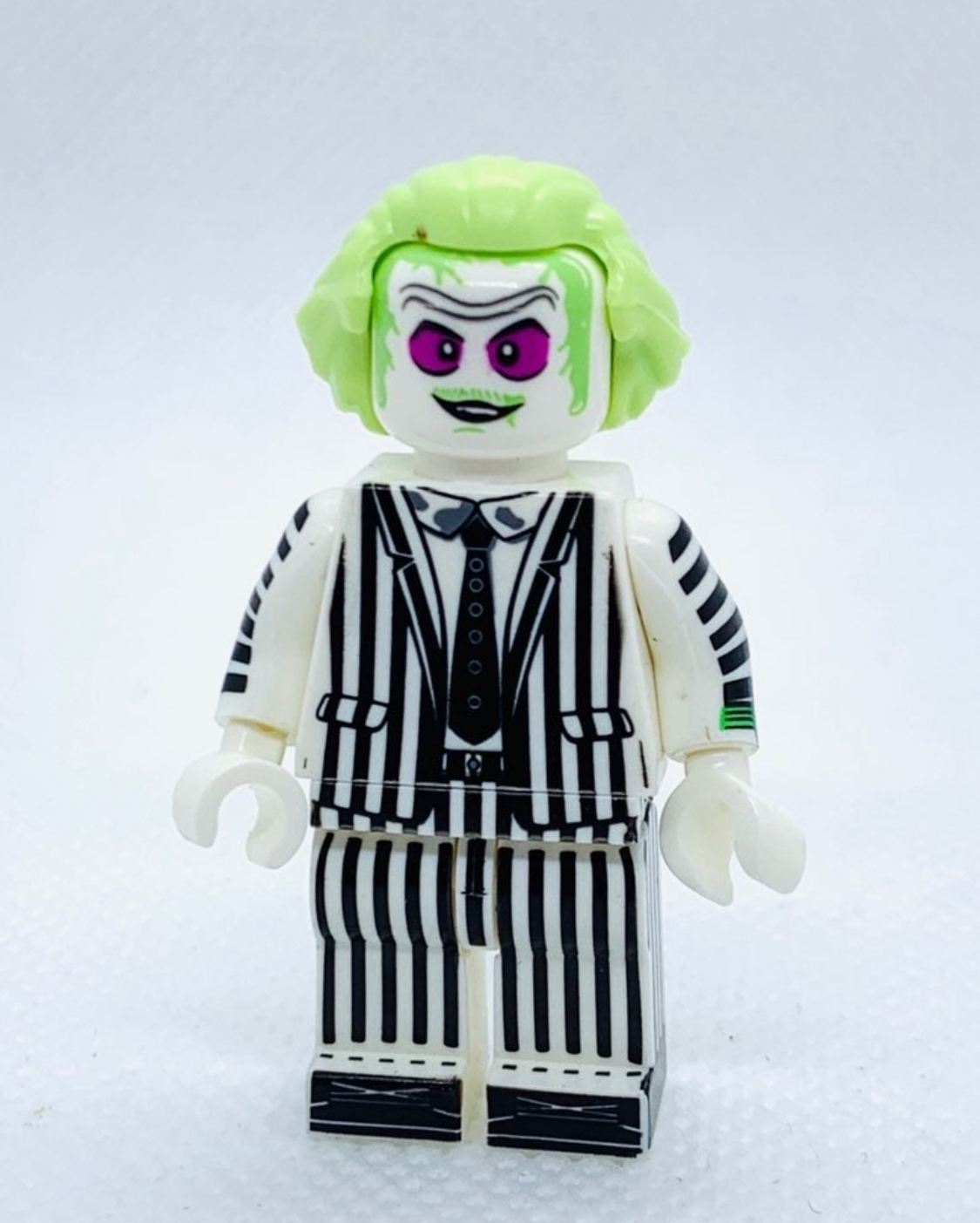 Beetlejuice Building Brick Minifigure (Lego Compatable)