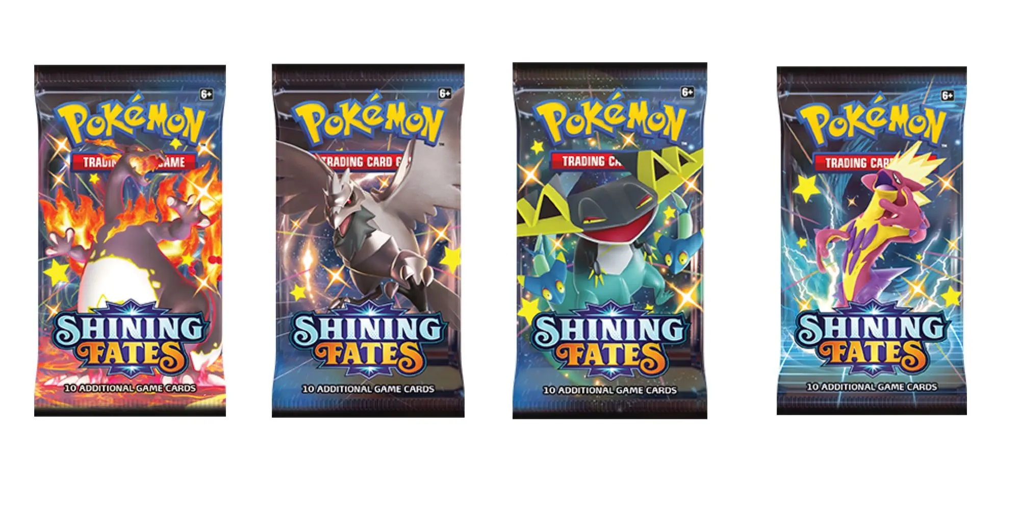 Shining Fates Booster Art Set 4 PAcks