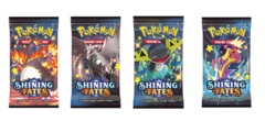 Shining Fates Booster Art Set 4 PAcks