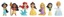 Disney Princess Collectible Figure Set 7 Pieces
