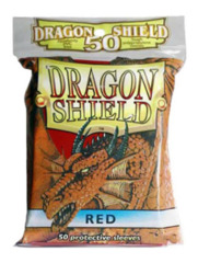 Dragon Shield Red Protective Standard Card Sleeves (50 ct)