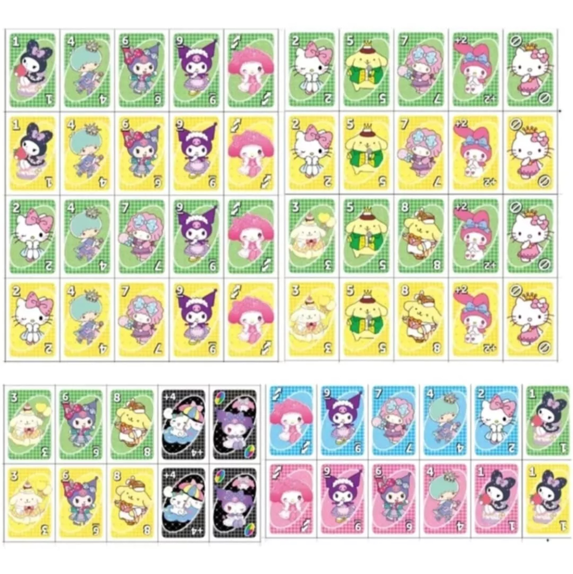 UNO - Sanrio Kuromi Hello Kitty