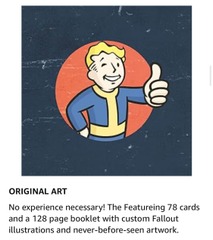 Fallout Tarot Deck Official 78-Card Oracle Deluxe Gift Box w/Guidebook