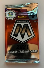 2020-21 Panini Mosaic UEFA Euro Soccer Trading Cards Blaster Pack (4 Cards)
