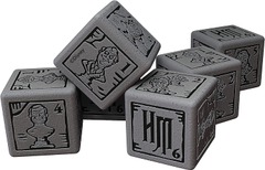 Disney The Haunted Mansion Premium Dice Set - 6 Collectible D6 Dice in TIn Case