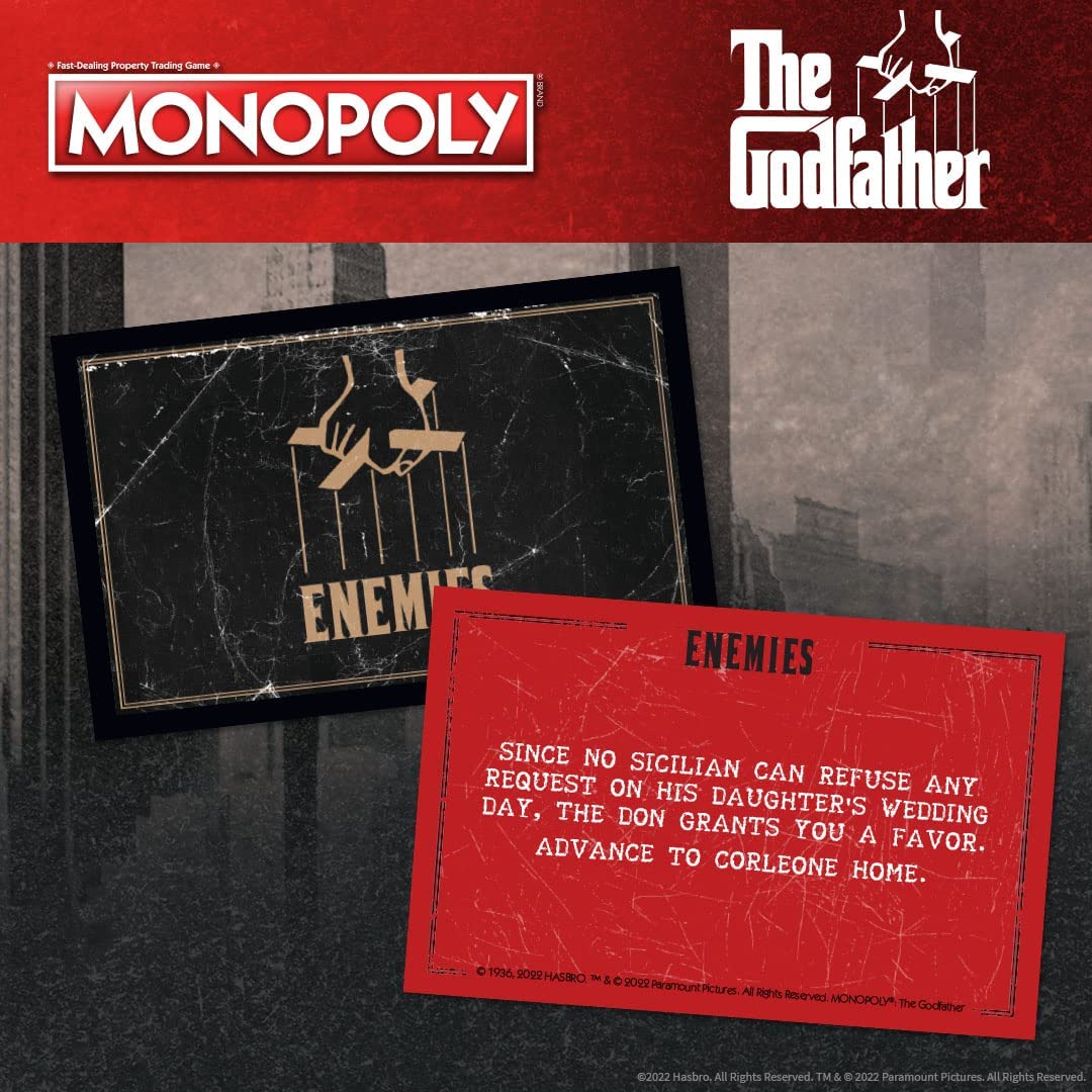 Monopoly: The Godfather - 50th Anniversary Board Game