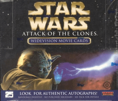 2002 Star Wars Episode II Attack of the Clones Widevision Hobby Box