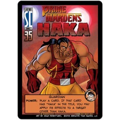 Sentinels of the Multiverse: Prime Warden HAKA Promo card (2015)