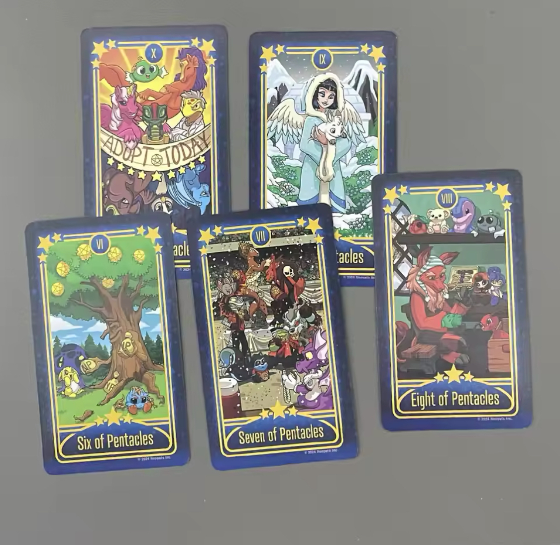 Neopets Tarot Deck Faerie Edition