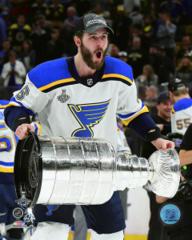 Joel Edmundson with the Stanley Cup - Top Loaded 8x10 Photo - AAWJ231