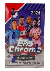 2024 Topps Chrome MLS Soccer Trading Cards Hobby Box (20 Packs / 2 Autos)