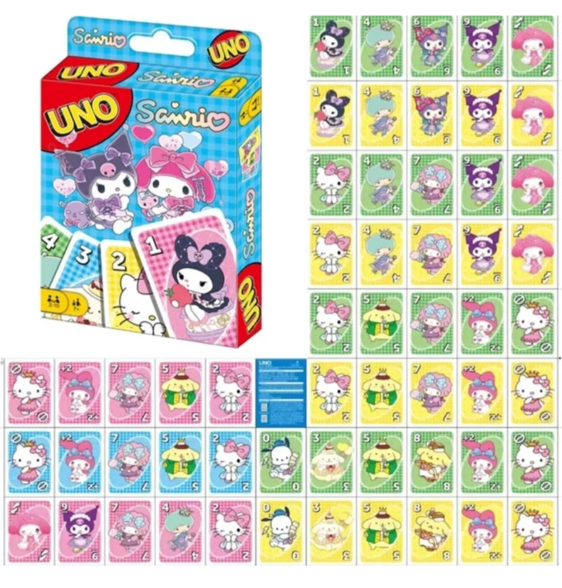 UNO - Sanrio Kuromi Hello Kitty