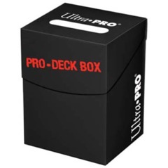 Ultra-Pro Pro-100+ Pro-Deck Box w/ Title Divider, Black