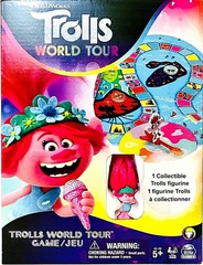 Trolls World Tour Game & 1 Collectible Figurine Age 5 Up - Spin Master DreamWorks