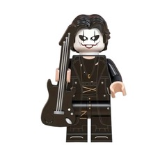 The Crow Brandon Lee Building Brick Minifigure (Lego Compatable)