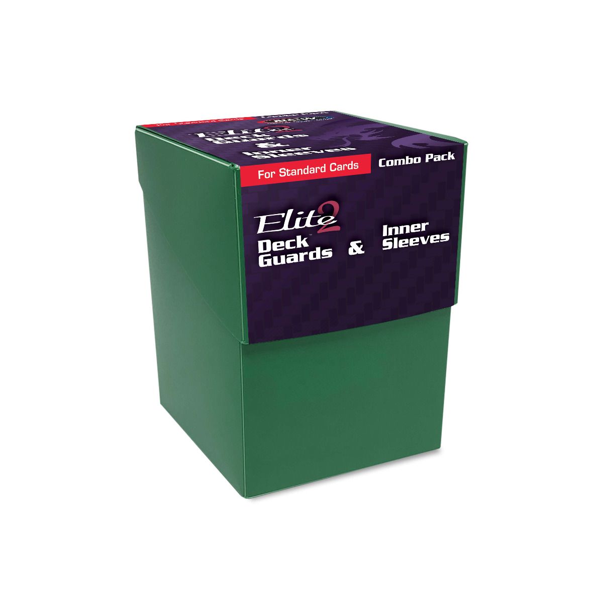 BCW Elite2 Combo Pack - Deck Guards, Inner & Deck Box -  Green