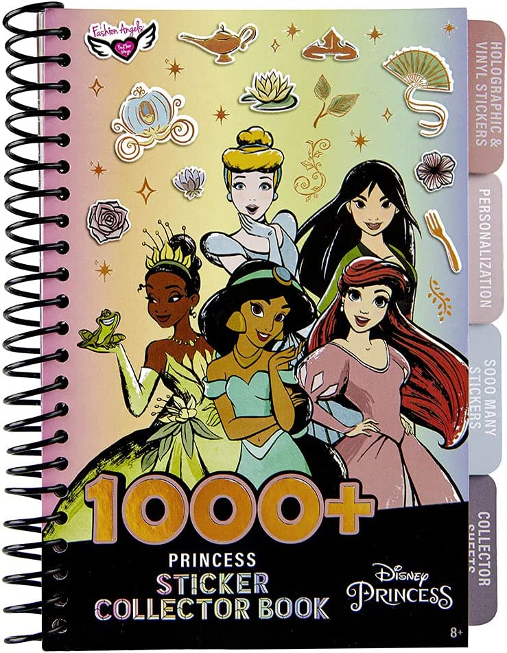 Disney Princess 1000+ Collectible Stickers Book - Fashion Angels