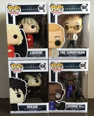 Funko Pop! Television: Sandman - Set of 4 Dream Corinthian Lucifer Lucienne #1638-1641 w/Cases
