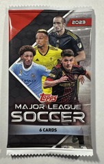 2023 Topps MLS Soccer Trading Cards Pack (6 Cards)