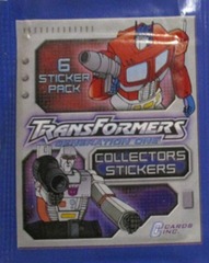 Transformers Generation One - 6 Sticker Pack