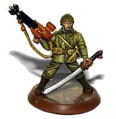 Heroscape Loose Figures: Sgt Drake Alexander & Airborn Elite 5 figure set w/2 Cards